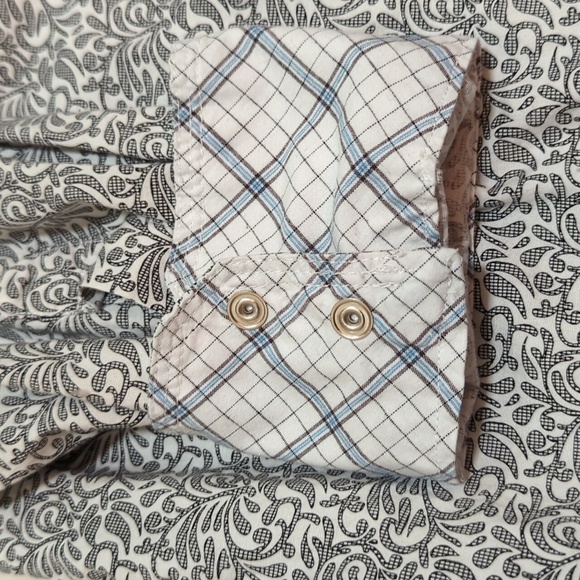 Wrangler 20X Competition Men's Long Sleeve Pearl Snap Western Shirt Size Large - Picture 2 of 9